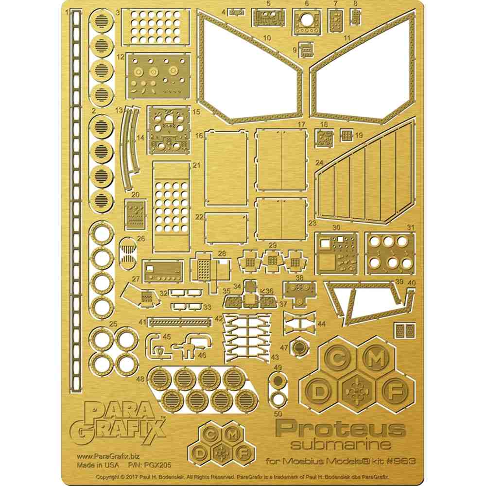 メビウスモデル 1/32 ミクロの決死圏 特殊潜航艇プロテウス号 - プラモデル