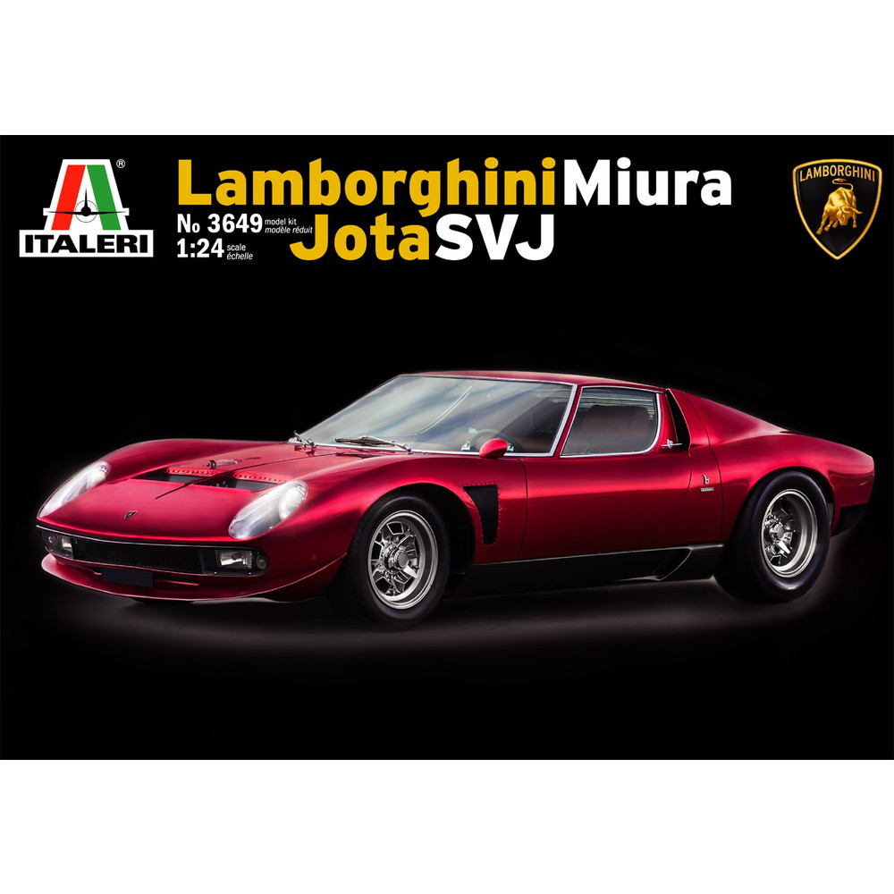 イタレリ 1/24 ランボルギーニ イオタ SVJ(日本語説明書付属) - プラモデル通販専門店【ホビコレ】｜飛行機・車・鉄道模型・完成品販売