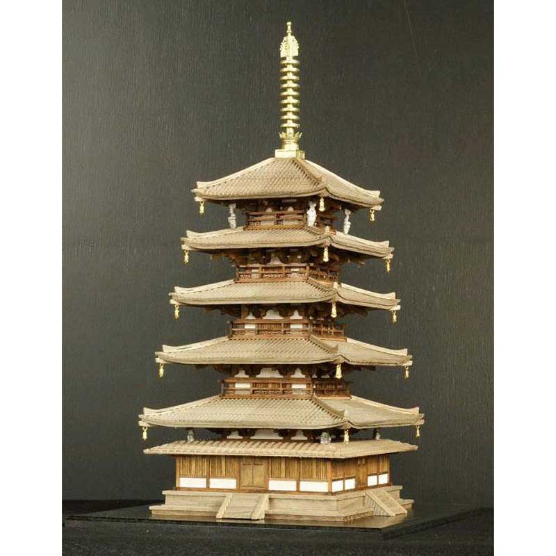 ☆最新 小林工芸「1/70東大寺南大門 構造模型」完成作品 国宝 構造を 