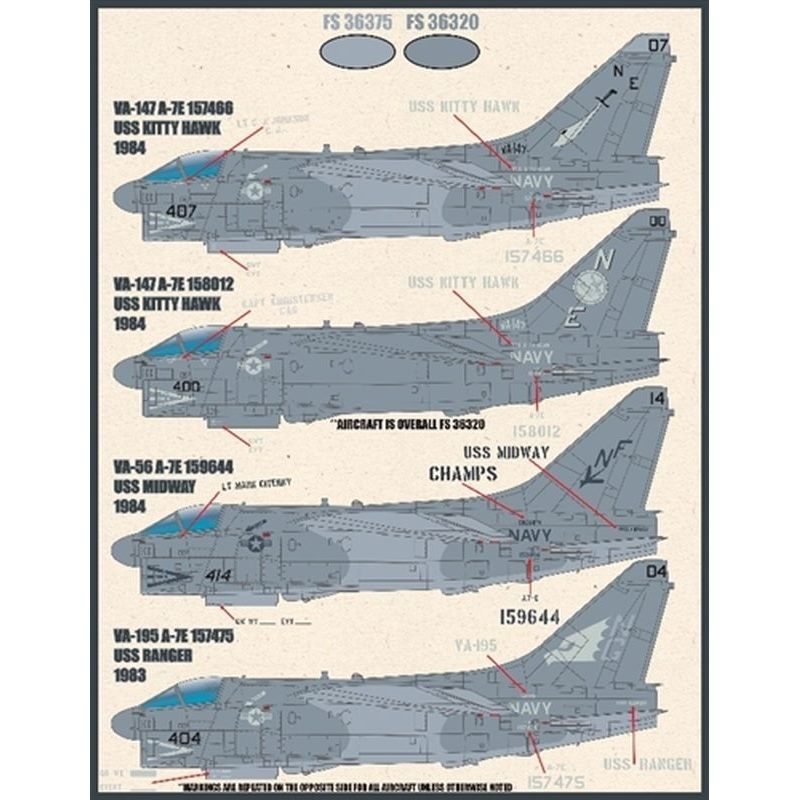 ファーボールエアロデザイン 1/48 アメリカ海軍 A-7E コルセアII