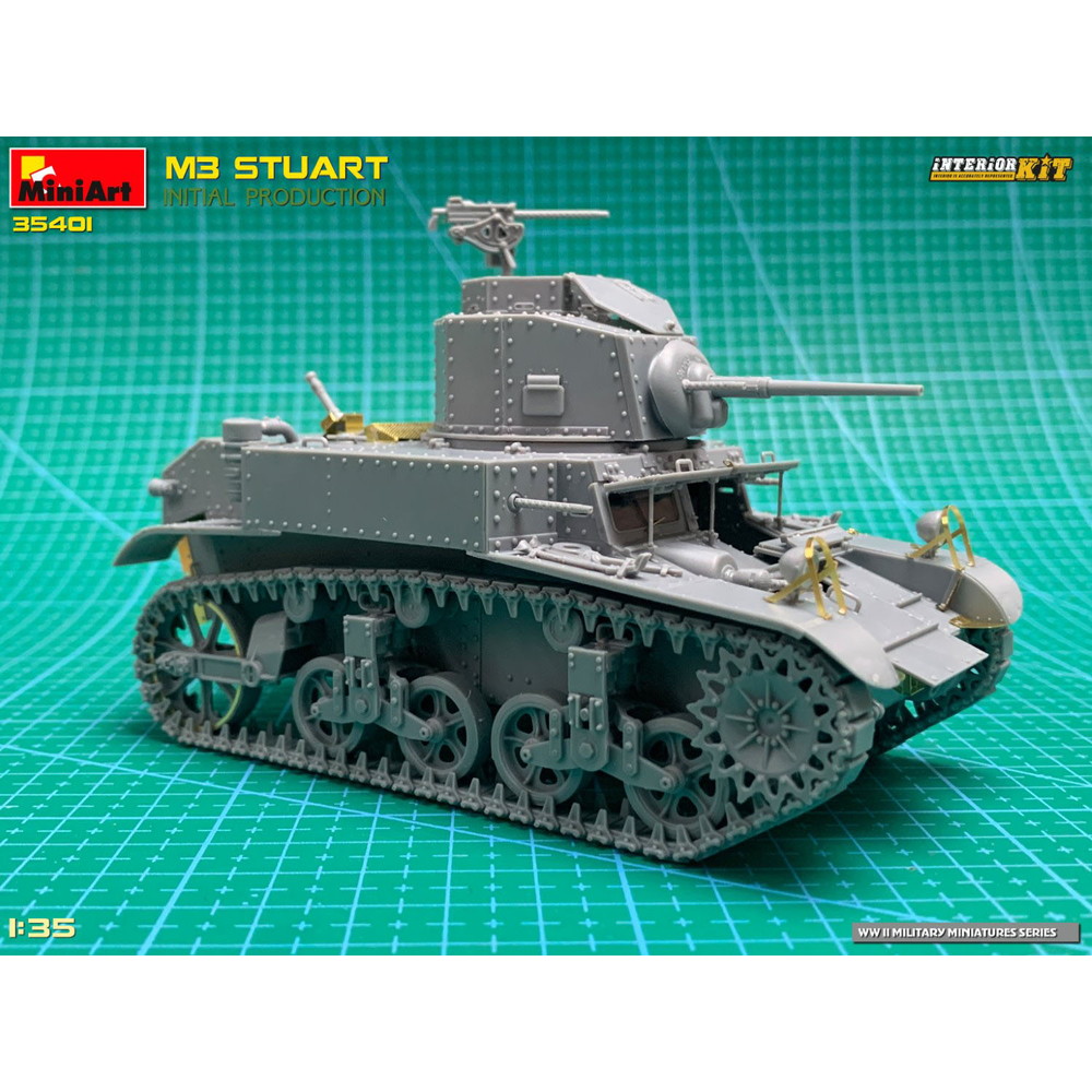 キット :: AFV :: ミニアート インテリアキットシリーズ 1/35 WW.II アメリカ軍 M3スチュアート 極初期生産型 プラモデル  MA35401 - プラモデル通販専門店【ホビコレ】｜飛行機・車・鉄道模型・完成品販売